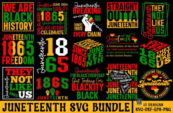 A Designer's Look at the Juneteenth SVG Bundle