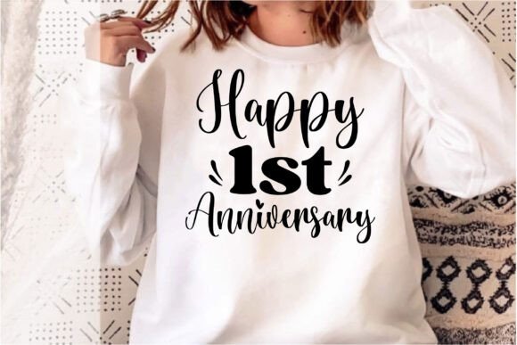 Celebrate with Style: Happy 1st Anniversary T-Shirt Designs
