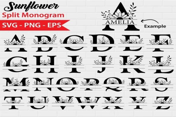 Crafting Brand Visuals with the Sunflower Split Monogram Bundle