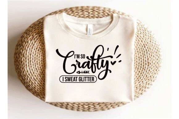Crafty Glitter Graphics for Merchandise and T-Shirt Designs