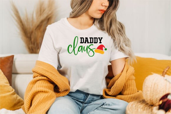Daddy Claus: A Festive Graphic for T-Shirt Designs