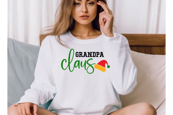 Grandpa Claus: A Versatile Graphic for T-Shirt Designs