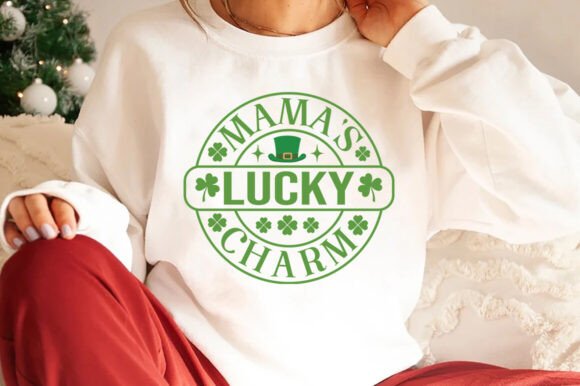 Mama's Lucky Charm: A Versatile Design for Embroidered Goods