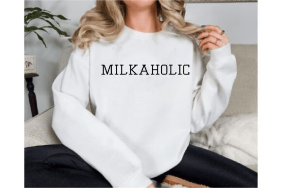 Milkaholic: A Versatile Graphics and T-Shirt Design Asset