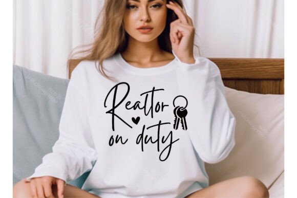 Realtor on Duty Graphics for T-Shirt and Brand Design