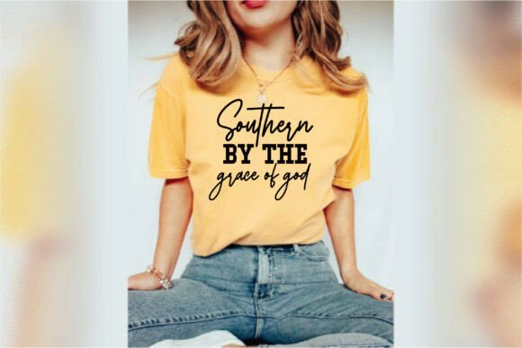 Southern by the Grace of God Graphics for T-Shirt Designs & Branding
