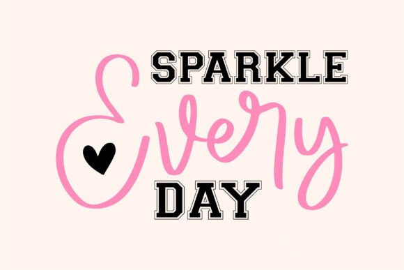 Sparkle Every Day: A Versatile T-Shirt Graphics Bundle for Crafters
